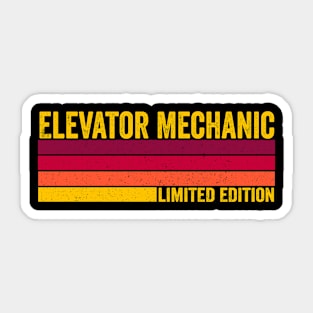 Elevator Mechanic Sticker